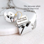 Love Letter Envelope Locket Necklace