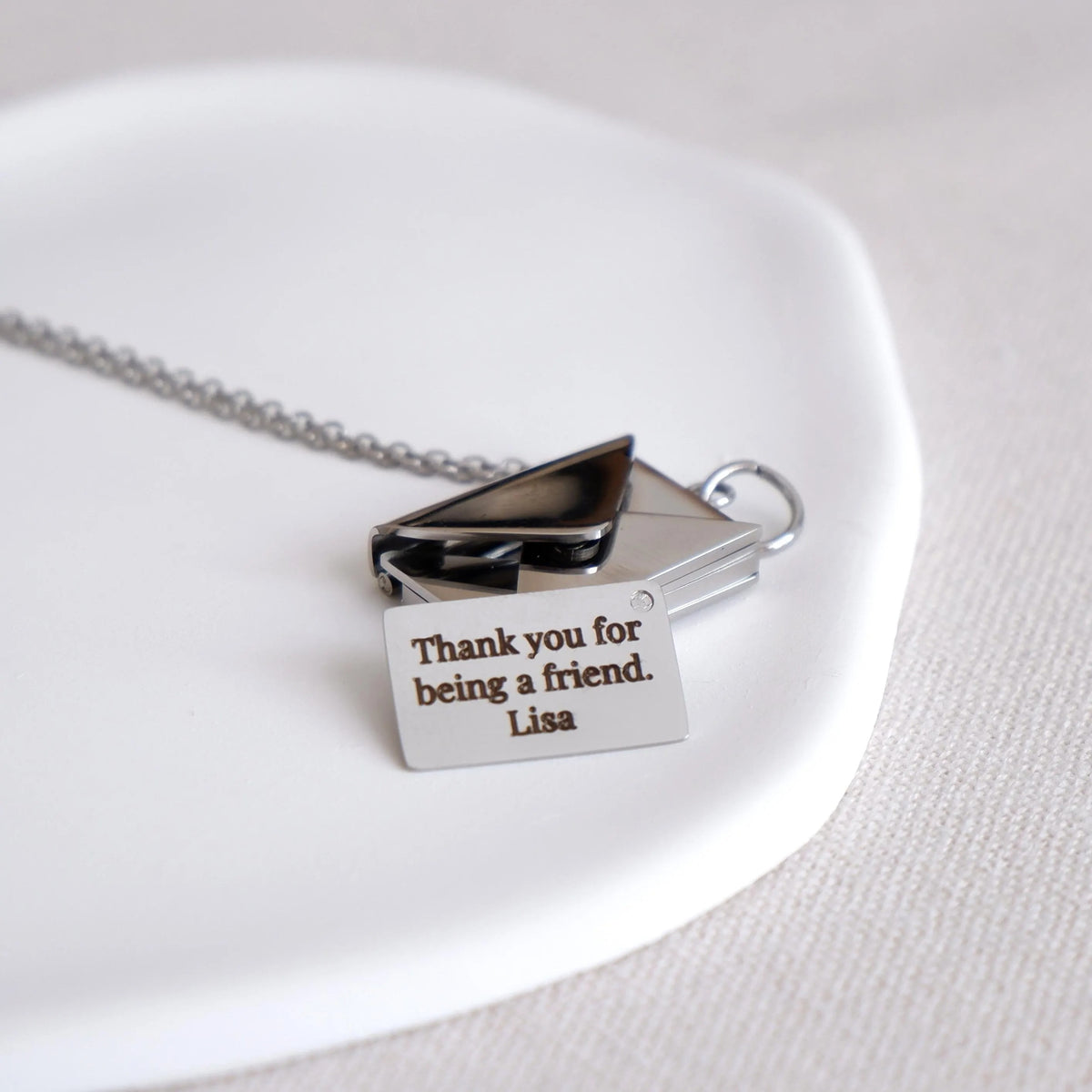 Love Letter Envelope Locket Necklace