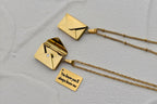 Love Letter Envelope Locket Necklace